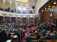 2. februar 2023. Treća posebna sednica Narodne skupštine Republike Srbije u Trinaestom sazivu